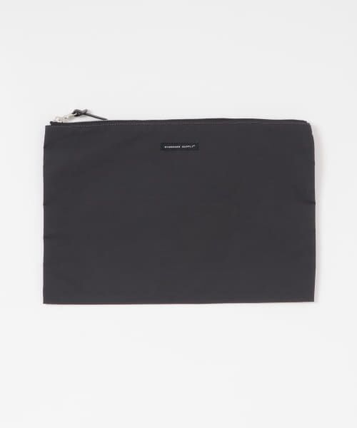 ＊＊URBAN RESEARCH DOORS / アーバンリサーチ ドアーズ ポーチ | STANDARD SUPPLY　A4 DOCUMENT CASE（CHARCOAL）