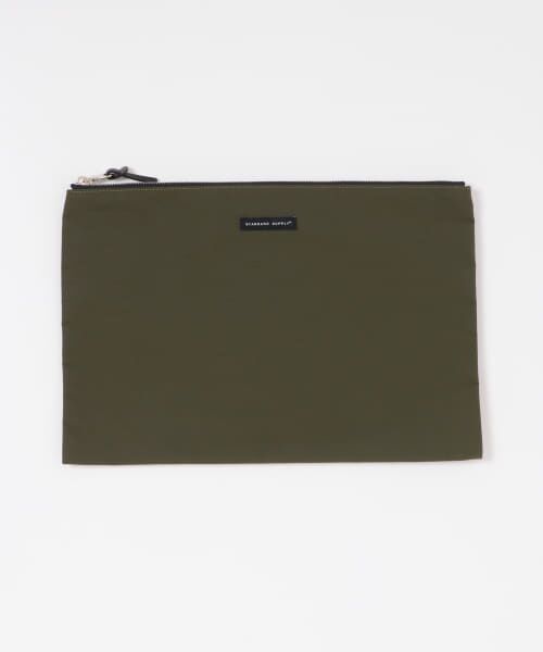 ＊＊URBAN RESEARCH DOORS / アーバンリサーチ ドアーズ ポーチ | STANDARD SUPPLY　A4 DOCUMENT CASE（KHAKI）