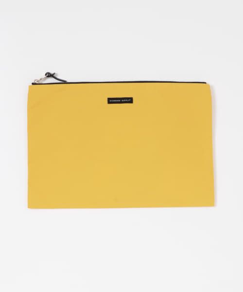 ＊＊URBAN RESEARCH DOORS / アーバンリサーチ ドアーズ ポーチ | STANDARD SUPPLY　A4 DOCUMENT CASE（YELLOW）
