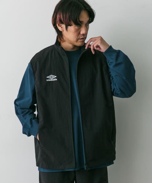 別注UMBRO×DOORS　RS TRACK VEST ネイビー　L セール】 『別注』UMBRO×DOORS RS TRACK VEST （ベスト
