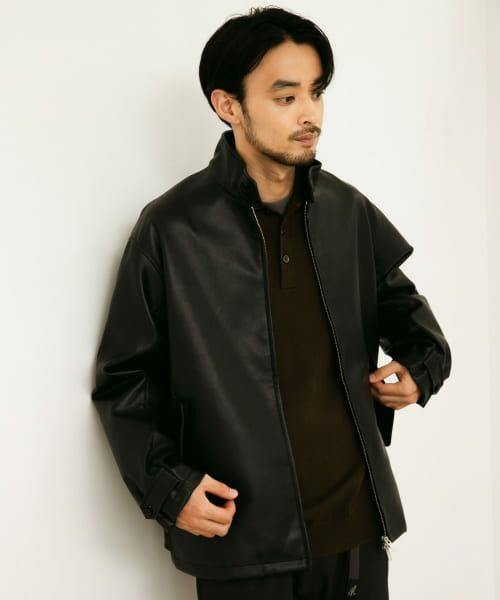 ＊＊URBAN RESEARCH DOORS / アーバンリサーチ ドアーズ その他アウター | FL ハリントンジャケット（BLACK）