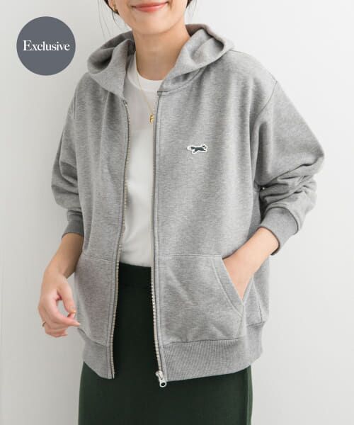 ＊＊URBAN RESEARCH DOORS / アーバンリサーチ ドアーズ パーカー | 『別注』PENNEYS×DOORS　 THE FOX 裏毛ジップパーカー（杢GRAY）