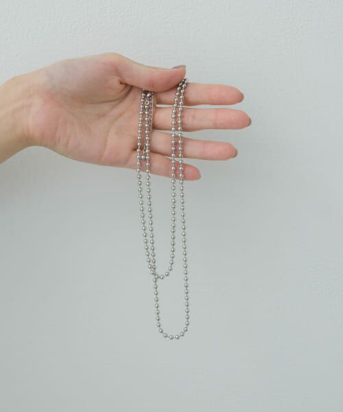 ＊＊URBAN RESEARCH DOORS / アーバンリサーチ ドアーズ ネックレス・ペンダント・チョーカー | ボールチェーンロングネックレス（SILVER）