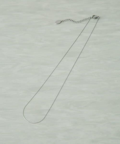 ＊＊URBAN RESEARCH DOORS / アーバンリサーチ ドアーズ ネックレス・ペンダント・チョーカー | スエッジチェーンショートネックレス（SILVER）