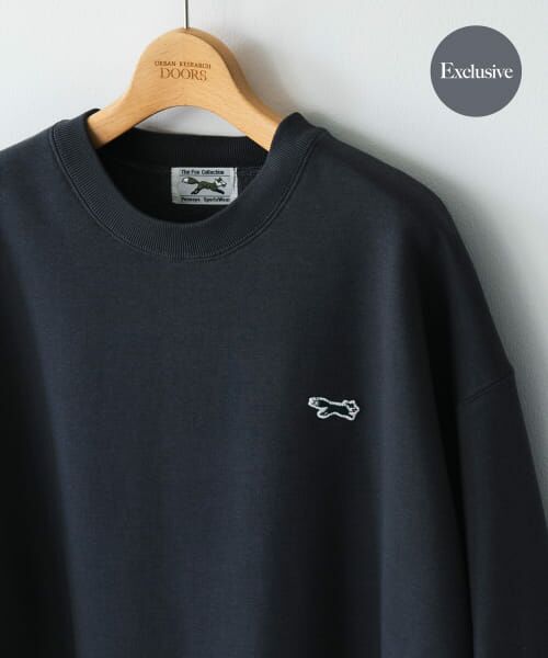 ＊＊URBAN RESEARCH DOORS / アーバンリサーチ ドアーズ スウェット | 『XLサイズ/WEB限定』『別注』PENNEYS×DOORS　THE FOX クルーネックスウェット（CHARCOAL）