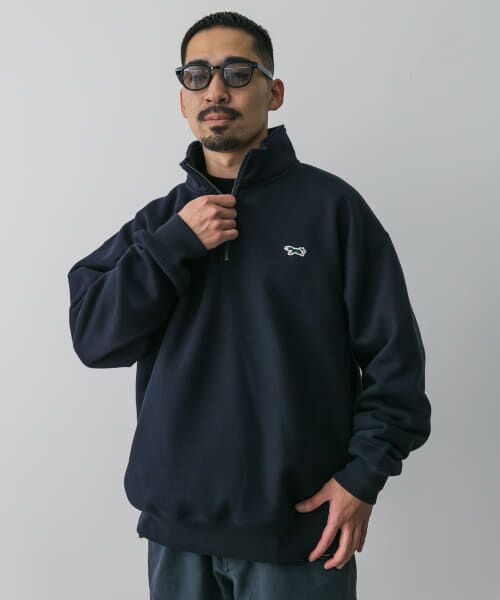 Stone  フルジップ　スウェット　黒　XL 22aw フルジップ スウェット パーカー FN-MSZP-001 | THE FLAT HEAD