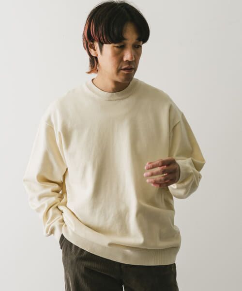 セール】 『UR TECH 200日ニット』クルーネックプルオーバー