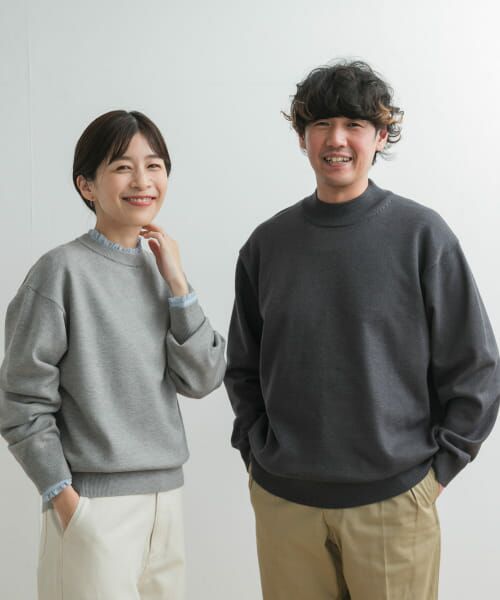 セオリーリュクス新品紙タグ付き⭐️日本製❗️ウール ニットモックネック半袖Tシャツ ✤2023SS セオリーリュクス theory luxe モックネック ニット