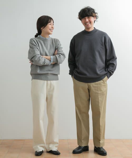 セール】 『UR TECH 200日ニット』モックネックプルオーバー