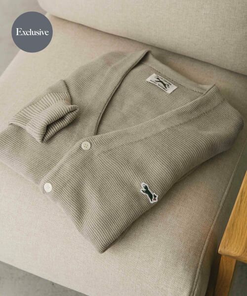 ＊＊URBAN RESEARCH DOORS / アーバンリサーチ ドアーズ カーディガン・ボレロ | 『XLサイズ/WEB限定』『別注』PENNEYS×DOORS　THE FOX Vネックカーディガン（L.GRAY）