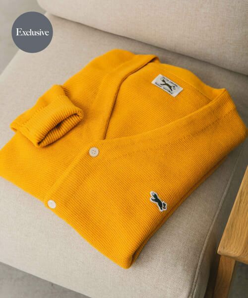 ＊＊URBAN RESEARCH DOORS / アーバンリサーチ ドアーズ カーディガン・ボレロ | 『XLサイズ/WEB限定』『別注』PENNEYS×DOORS　THE FOX Vネックカーディガン（MUSTARD）