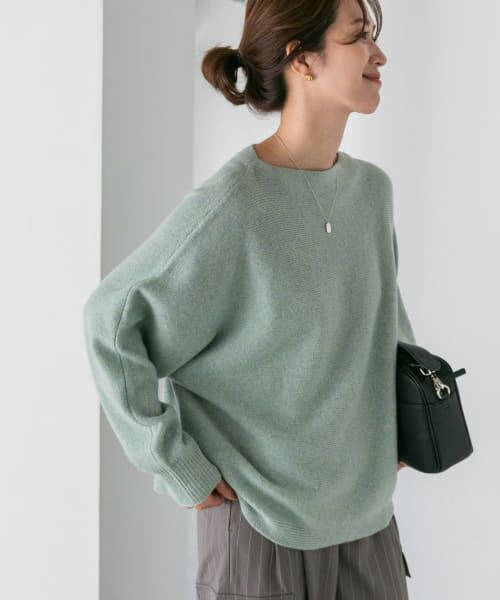 ＊＊URBAN RESEARCH DOORS / アーバンリサーチ ドアーズ ニット・セーター | ハミルトンウールドルマンプルオーバー（MINT）