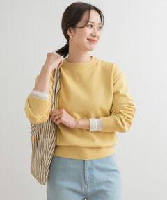 『UR TECH 200日ニット』スウェットライクプルオーバー