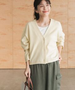 『UR TECH 200日ニット』Vネックカーディガン