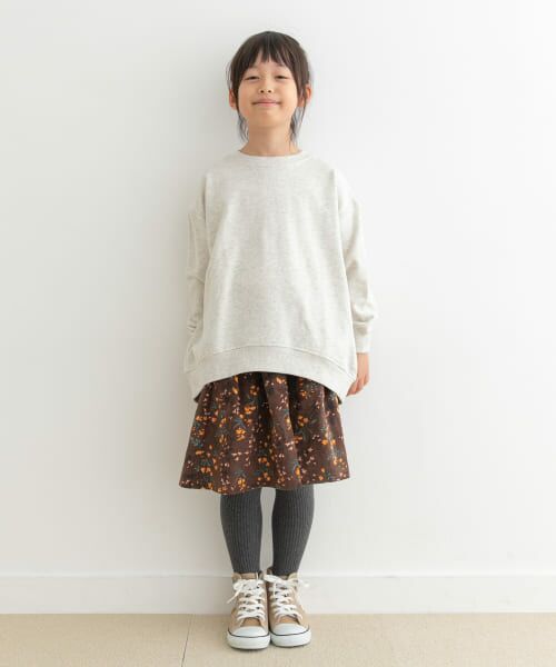 セール】 花柄コーデュロイフレアキュロット(KIDS) （パンツ