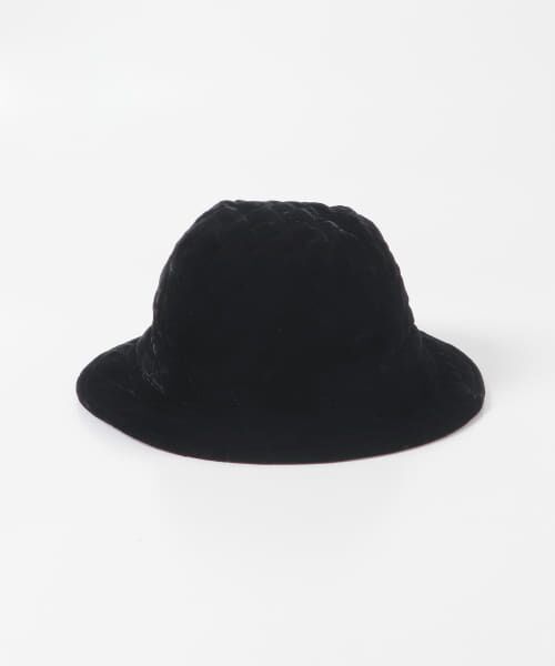 ＊＊URBAN RESEARCH DOORS / アーバンリサーチ ドアーズ ハット | KIJIMA TAKAYUKI　VELVET QUILTING HAT（BLACK）