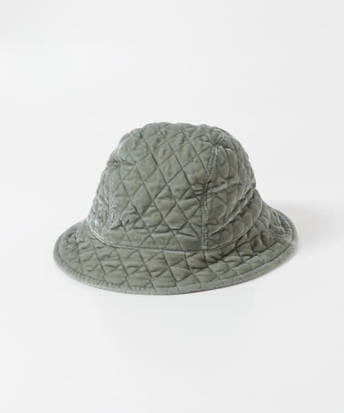 ＊＊URBAN RESEARCH DOORS / アーバンリサーチ ドアーズ ハット | KIJIMA TAKAYUKI　VELVET QUILTING HAT（GRAY）