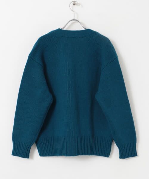 ✨美品✨RRL 一つ星タグ カーディガン ローゲージ 170cm～ML位 青 セール】 FORK&SPOON ウォッシャブルローゲージニット