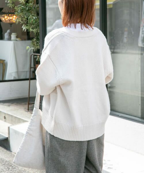 セール】 FORK&SPOON ウォッシャブルローゲージニット