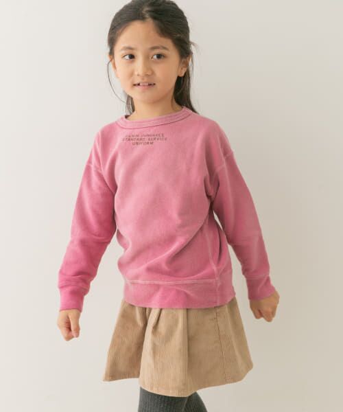 ＊＊URBAN RESEARCH DOORS / アーバンリサーチ ドアーズ トップス | DENIM DUNGAREE　ビンテージウラケシンプルスウェット(KIDS)（6P）