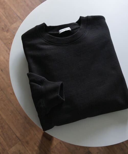 ＊＊URBAN RESEARCH DOORS / アーバンリサーチ ドアーズ スウェット | 『XLサイズ/WEB限定』裏起毛クルーネックスウェット（BLACK）