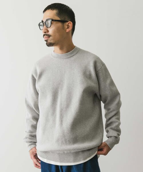 デザートカモ　クルーネックセーター LAMBS WOOL ｜ クルーネックセーター － UNISEX
