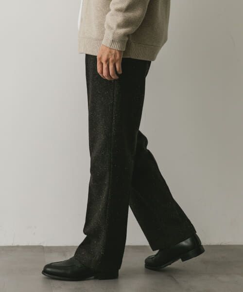 セール】 ウールブレンドネップワンタックパンツ （その他パンツ