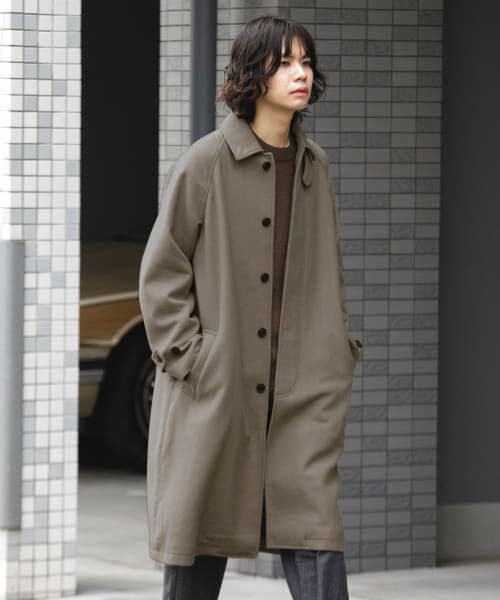 URBAN RESEARCH ベルテッドコート　チャコールグレー URBAN RESEARCH ベルテッドコート チャコールグレー URBAN