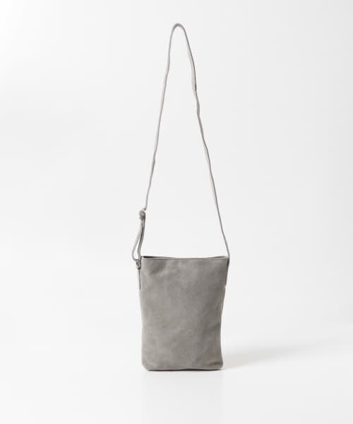 名作　unused 16ss スエードショルダーバッグ　レザー 名作 unused 16ss スエードショルダーバッグ レザー スエードの