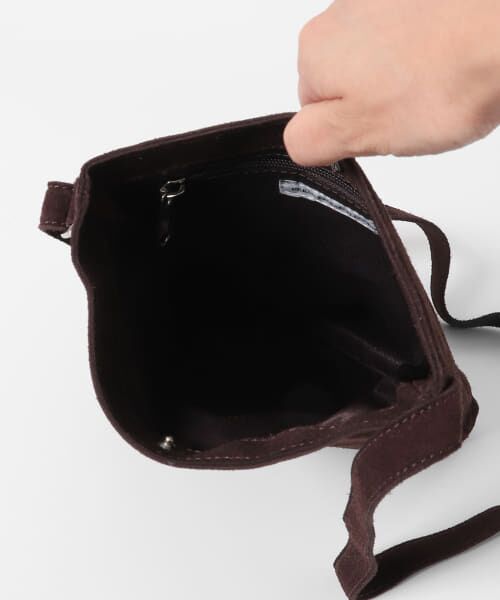 名作　unused 16ss スエードショルダーバッグ　レザー 名作 unused 16ss スエードショルダーバッグ レザー スエードの