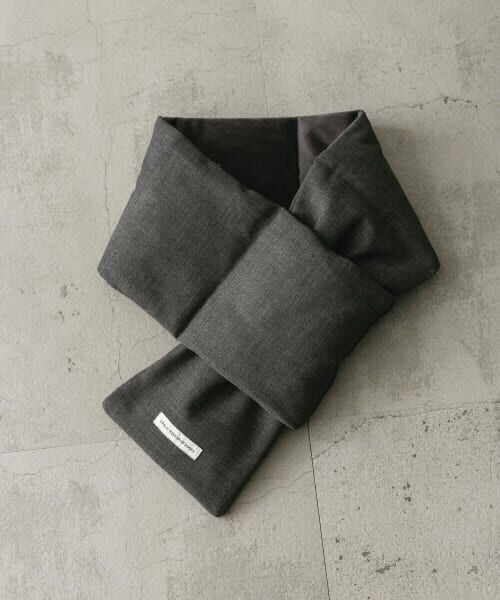 ＊＊URBAN RESEARCH DOORS / アーバンリサーチ ドアーズ マフラー・ショール・スヌード・ストール | ダウンマフラー（GRAY）