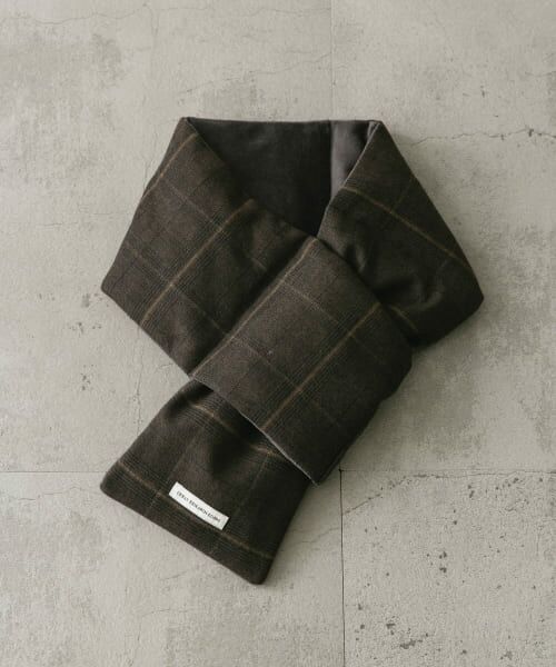＊＊URBAN RESEARCH DOORS / アーバンリサーチ ドアーズ マフラー・ショール・スヌード・ストール | ダウンマフラー（BROWNCHECK）