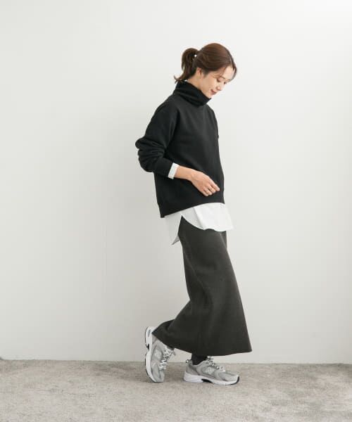 新品タグ付◆ ブラック　DOORS 『UR TECH』裏起毛サイド釦スウェット 新品タグ付◇ ブラック DOORS 『UR TECH』裏起毛サイド釦
