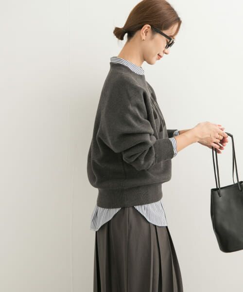 ネアーバンリサーチ　あみあみ　urban research Yonetomi NEW BASIC KNIT PULLOVER （ニット・セーター