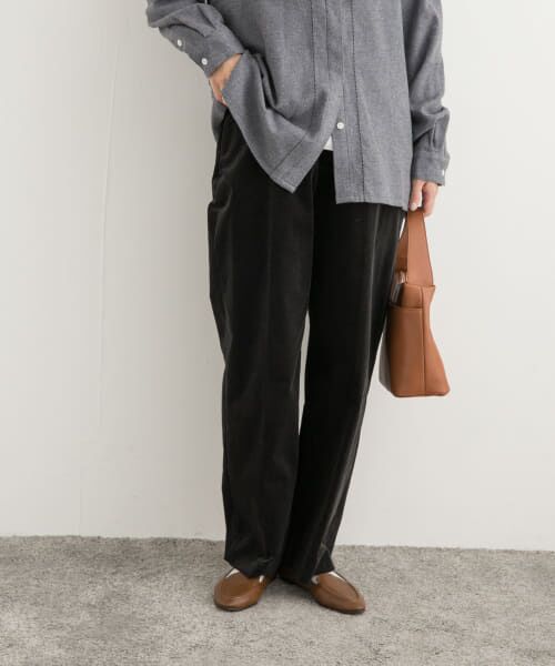 ＊＊URBAN RESEARCH DOORS / アーバンリサーチ ドアーズ その他パンツ | 『UR TECH』コーデュロイトラウザーパンツ（INK BLACK）