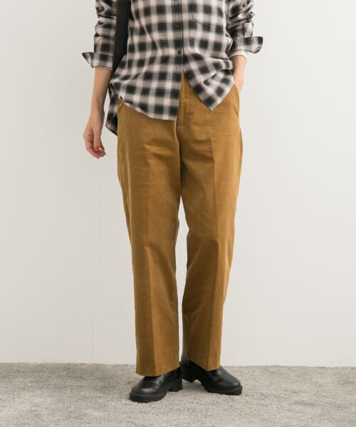 ＊＊URBAN RESEARCH DOORS / アーバンリサーチ ドアーズ その他パンツ | 『UR TECH』コーデュロイトラウザーパンツ（YEL KHAKI）