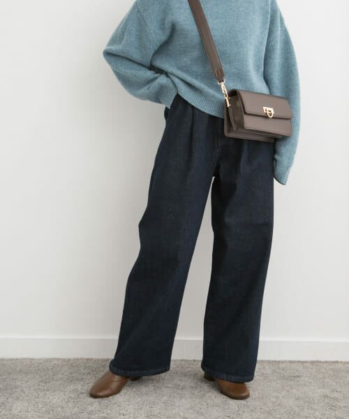 ＊＊URBAN RESEARCH DOORS / アーバンリサーチ ドアーズ デニムパンツ | 裏起毛タックデニムパンツ（ONE WASH）