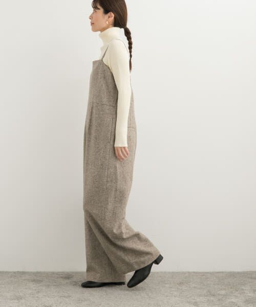 セール】 ネップツイードサロペット （サロペット