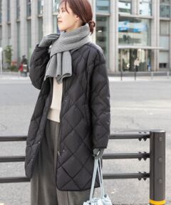 『WEB/一部店舗限定カラー』ライトダウンキルトロングコート