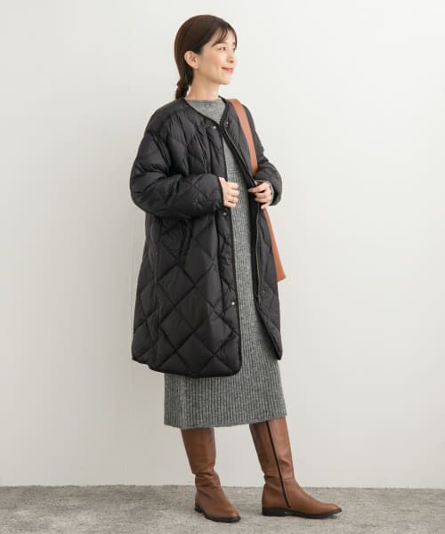 【美品】URBAN RESEARCH DOORS キルトロングコート URBAN RESEARCH DOORS ダウンコート ダウンジャケット 「WEB/一