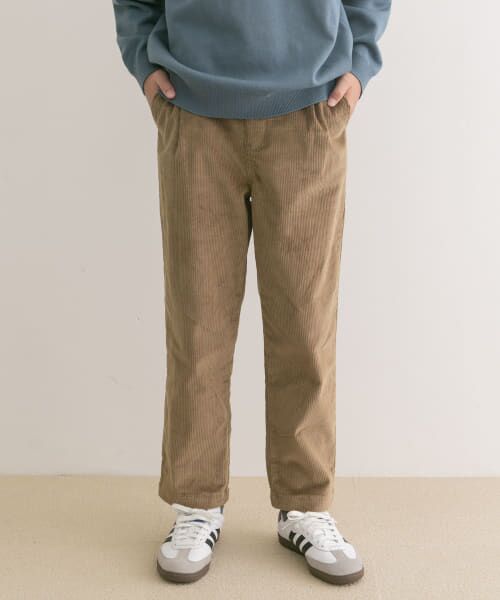 ＊＊URBAN RESEARCH DOORS / アーバンリサーチ ドアーズ パンツ | 『WEB/一部店舗限定』コーデュロイタックパンツ(KIDS)（MOCHA）