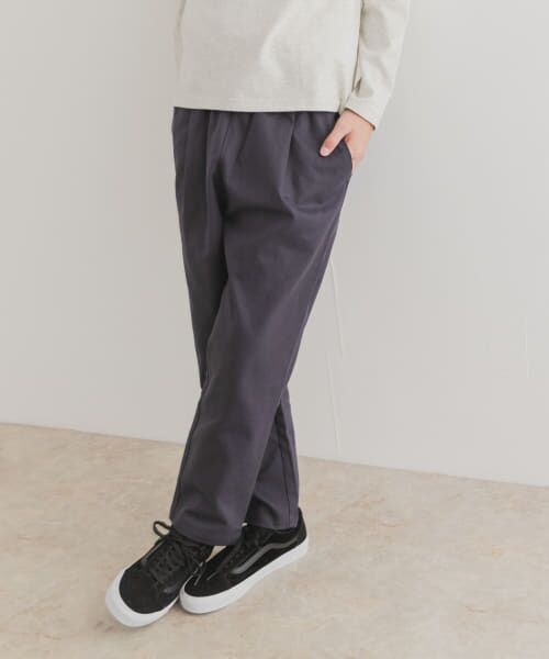 ＊＊URBAN RESEARCH DOORS / アーバンリサーチ ドアーズ パンツ | 『WEB/一部店舗限定』コットンタックイージーパンツ(KIDS)（NAVY）