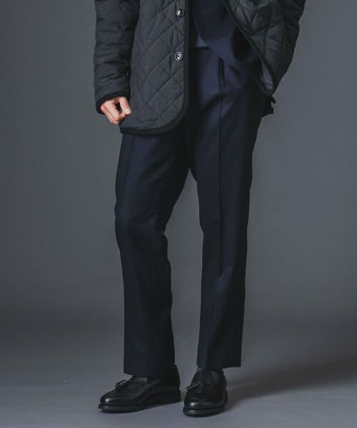 ＊＊URBAN RESEARCH DOORS / アーバンリサーチ ドアーズ スラックス・ドレスパンツ | LIFE STYLE TAILOR　フラノパンツ（NAVY）