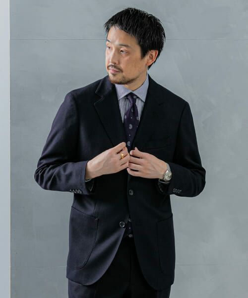 URBAN RESEARCH ノーカラージャケット メンズ L ブラック URBAN RESEARCH ノーカラージャケット メンズ L ブラック