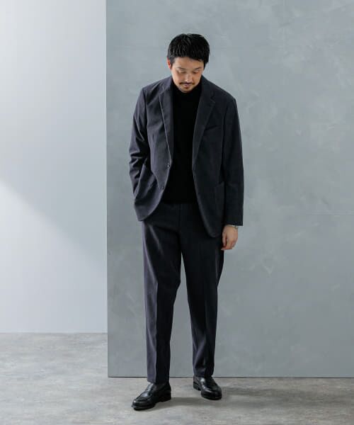 新品・未使用 Libelice コーデュロイジャケットXL ブラック 上 セール】 LIFE STYLE TAILOR コーデュロイコンフォータブル