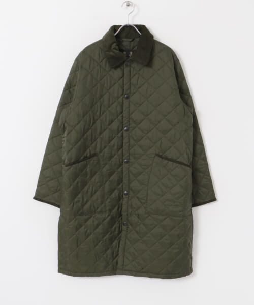 ＊＊URBAN RESEARCH DOORS / アーバンリサーチ ドアーズ その他アウター | Barbour　long quilted jacket（olive）