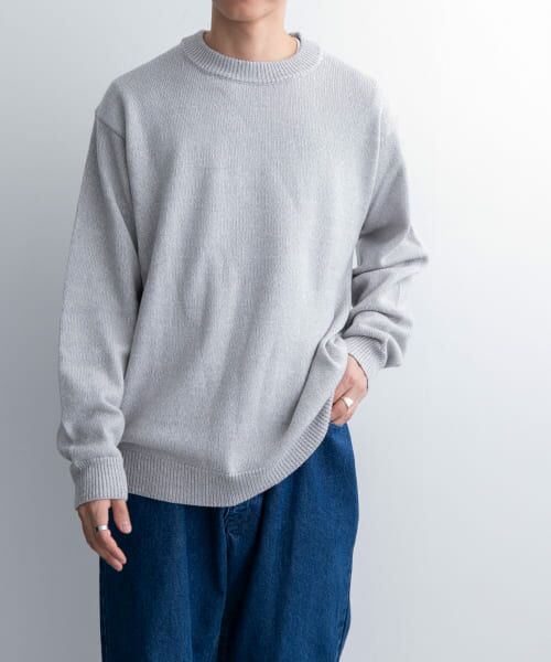＊＊URBAN RESEARCH DOORS / アーバンリサーチ ドアーズ ニット・セーター | FORK&SPOON　モックネックニットプルオーバー（TOPGRAY）