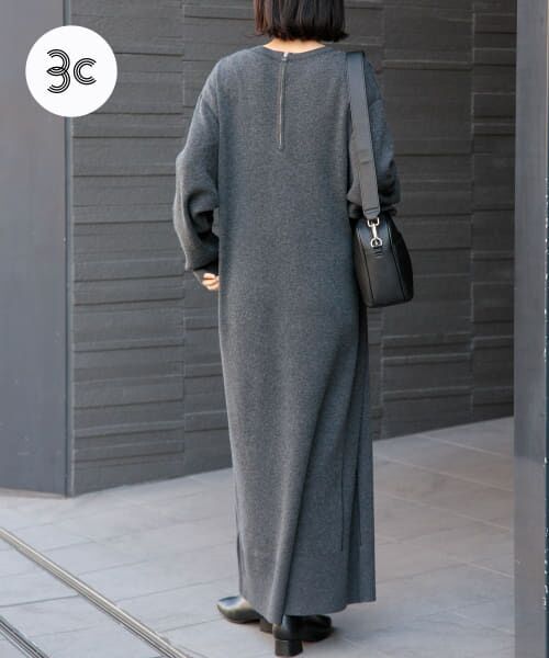 ショップ 【Drawer】バックニットジップワンピース【美品】 2025年最新