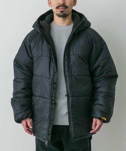 ブラック ダウンジャケット Lサイズ　アーバンリサーチ　メンズ URBAN RESEARCH（アーバンリサーチ）の「WIDE DAD DOWN PARKA
