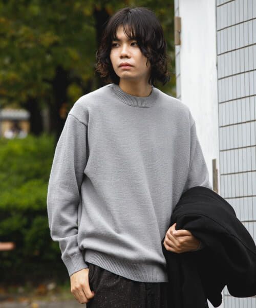 セール】 『XLサイズ/WEB限定』チュニジアウール クルーネック